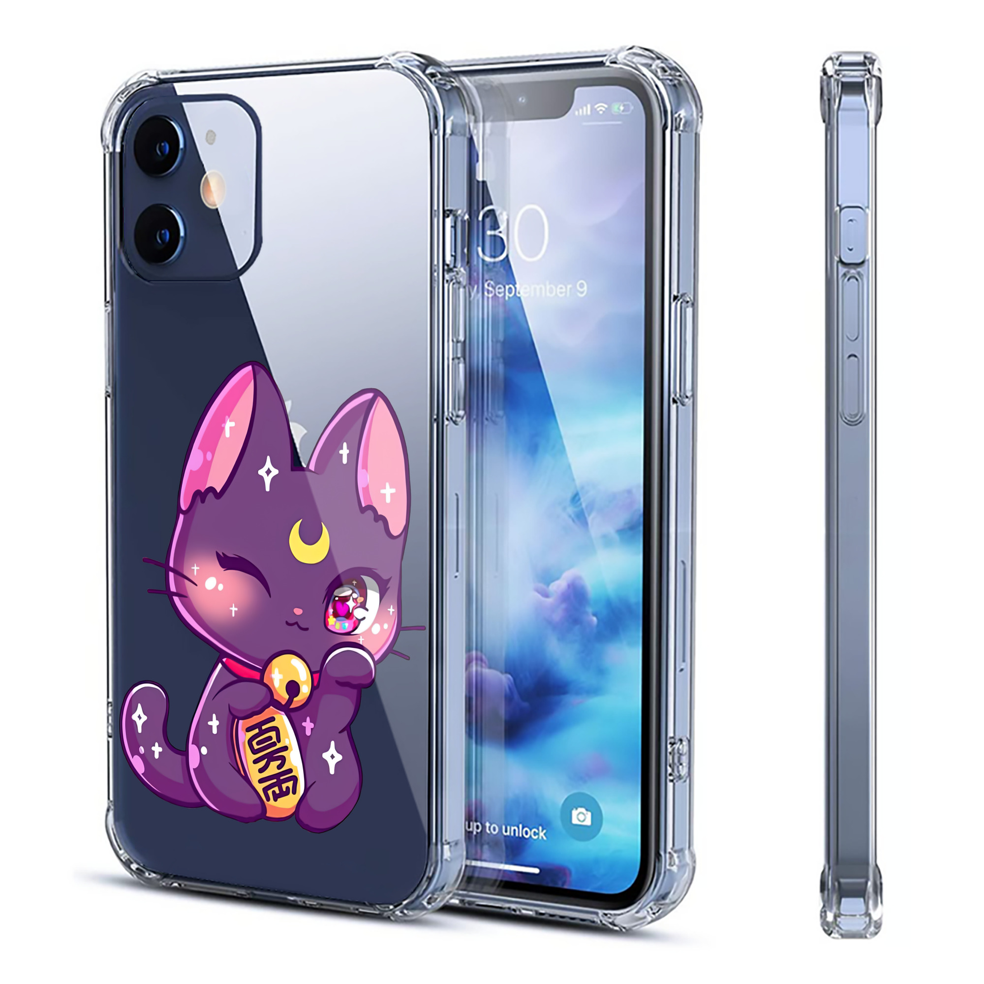 （画像用） 美少女戦士セーラームーン Sailor Moon 【iPhone 12シリーズ対応】透明スマホケース（クリアソフトケース）